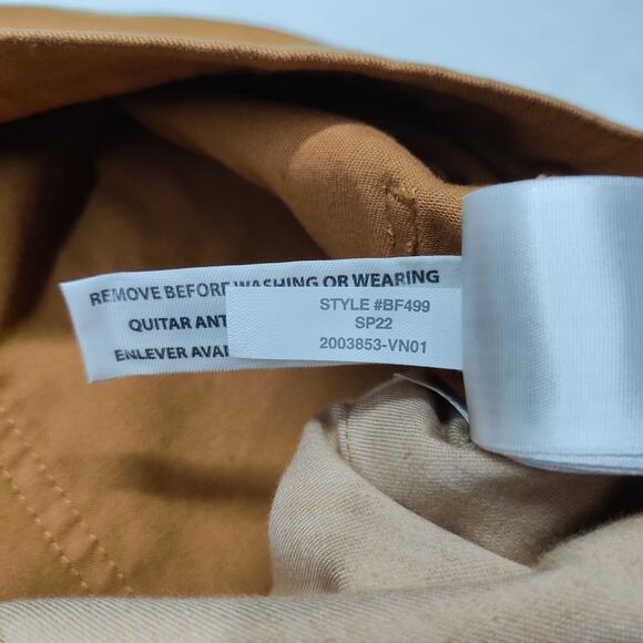 J. Crew Full Length Wide Leg Chino Trousers Camel Brown High Rise 30 Preppy - Picture 10 of 15